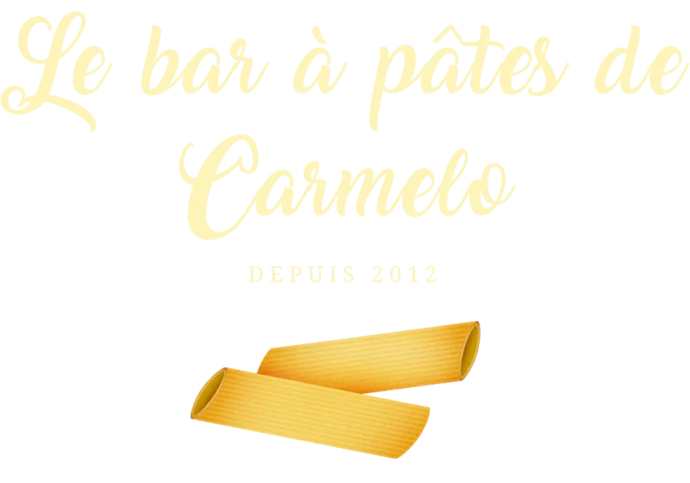 Le bar à pâtes de Carmelo